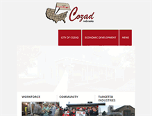 Tablet Screenshot of cozadnebraska.net